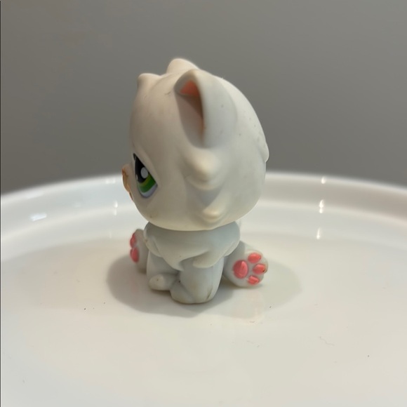 Littlest Pet Shop #15 white Persian Cat - Picture 4 of 6